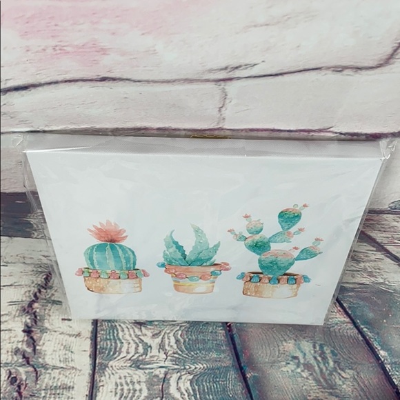 Wall Art Canvas Cactus Print - Picture 2 of 5
